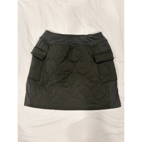 Jack Smith Women's Green Puffer Quilted Mini Skirt with Pockets Size M - Picture 1 of 6